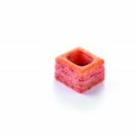 Mini Vol Au Vent quadrato Barbabietola e Pepe 32x32xh23 mm - 5g