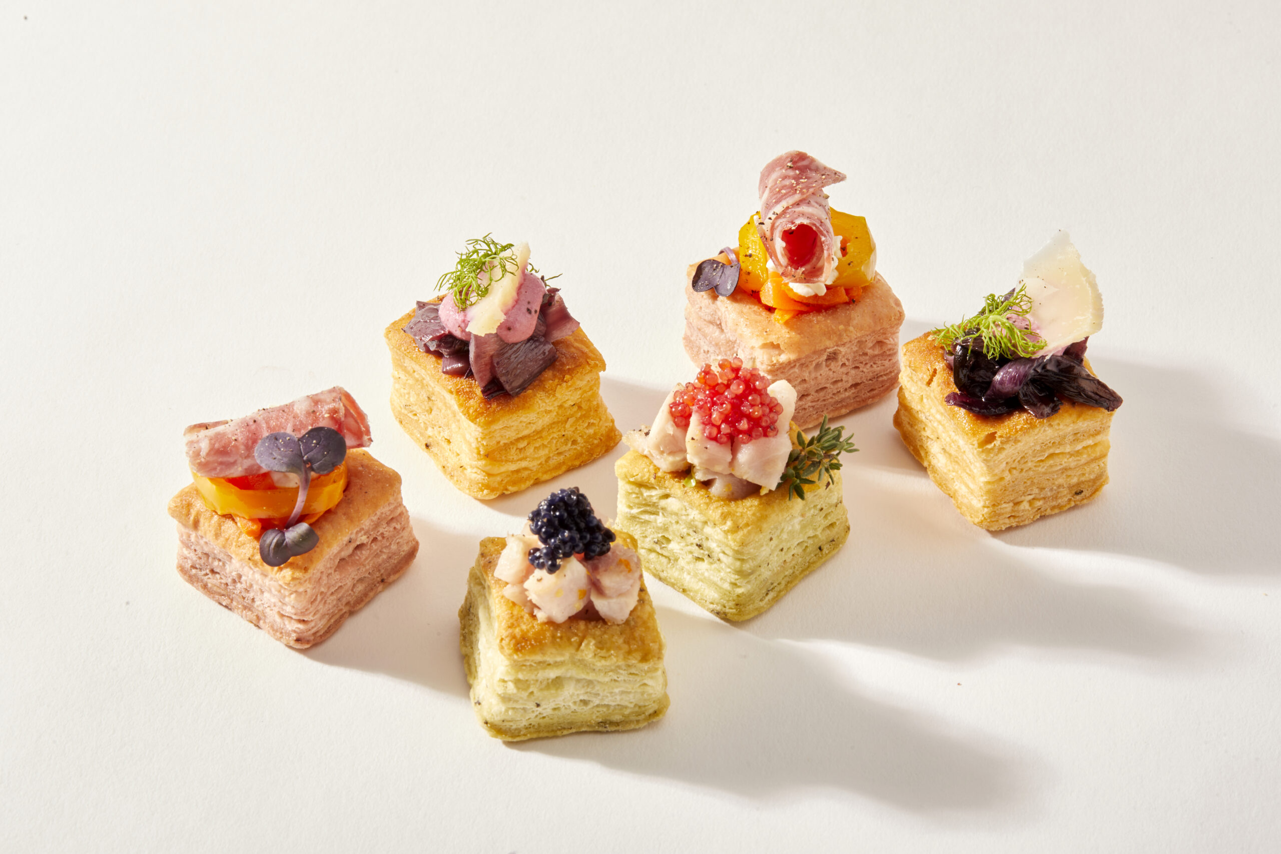 Mini Vol-au-vent che colorano il tuo fingerfood